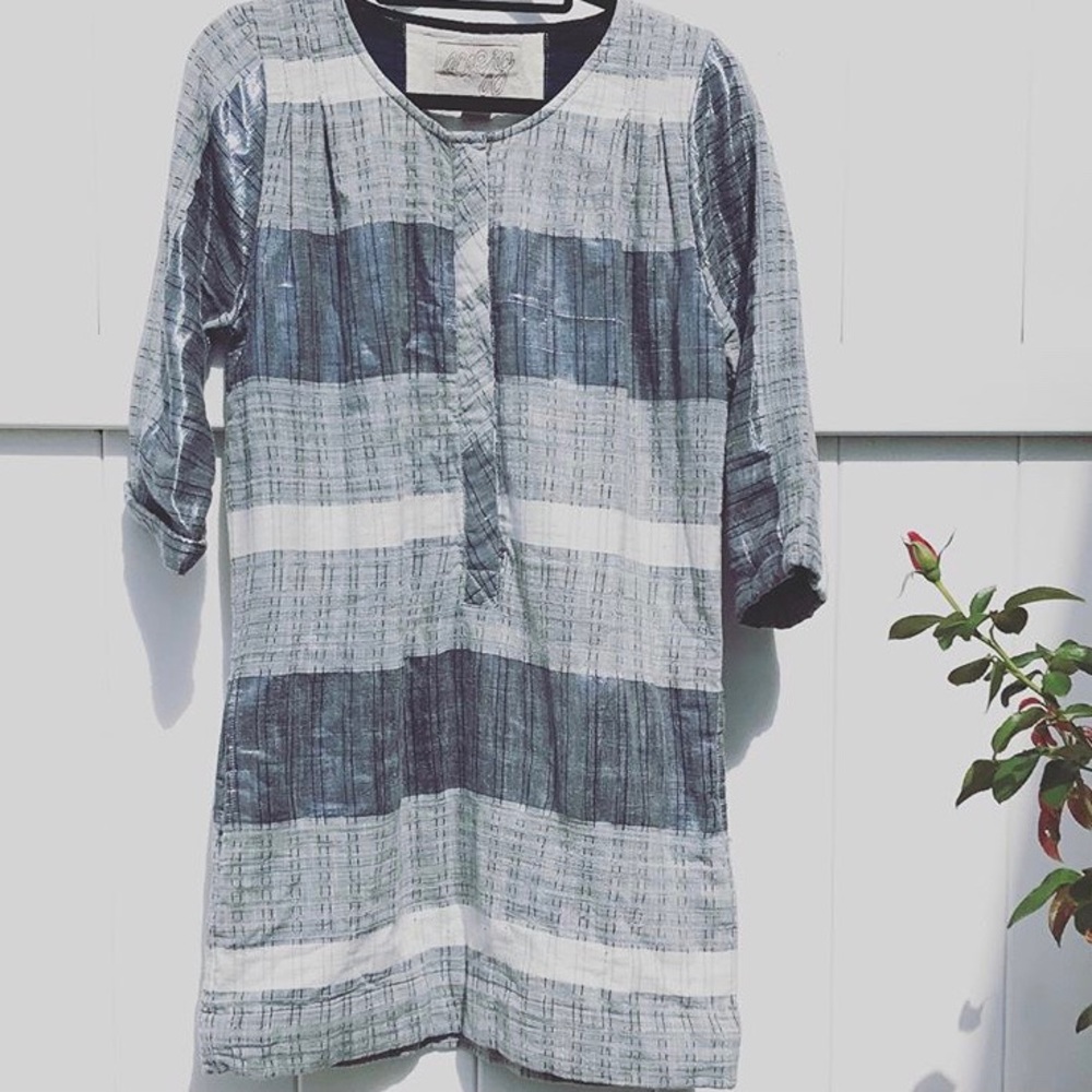 Ace & Jig Silver Lurex Dress